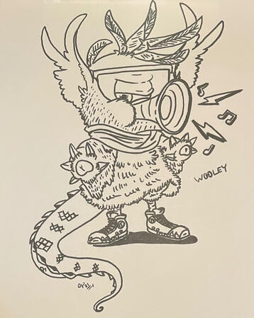 Woolley Charcter Concept Sketch